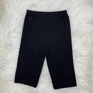 Girls Black Capri Leggings